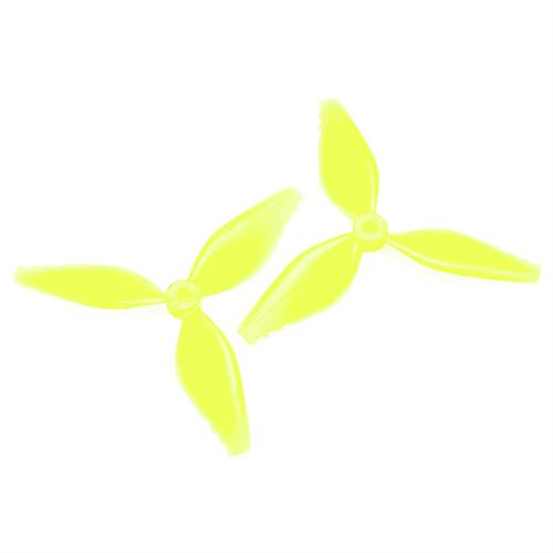 Racerstar 5041 FishBone V2 3-Blade Clear Yellow Propellers CW CCW 1 Pair for FPV Racer [1153875-y]